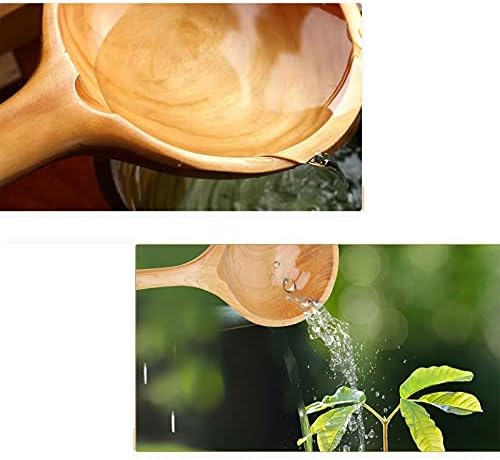 Eco-Friendly Solid Wood Watering Scoop