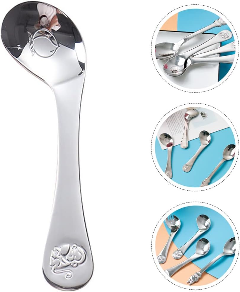 Zerodeko Silicone Baby Spoon for Self Feeding
