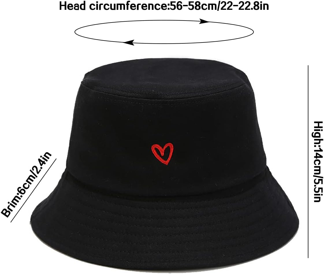 XYIYI Embroidered Bucket Hat for Women Girls