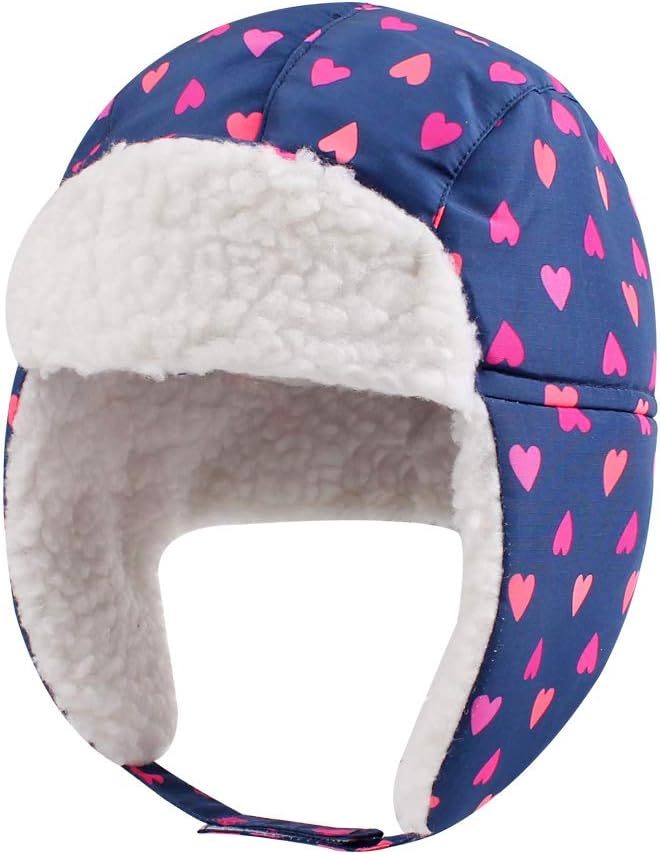BAVST Winter Trapper Hat for Kids - Waterproof Windproof Ushanka Fleece Beanie Hat