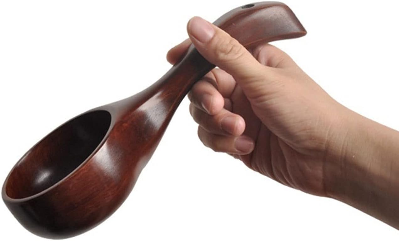 NPQPNAFC Wooden Water Silverware Spoon Set