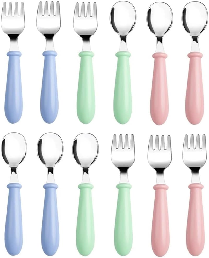Sturdy 12-Piece Toddler Flatware Set