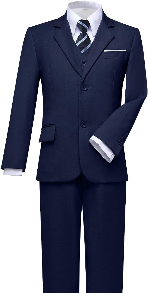 Visaccy Boys Slim Fit Suits - 5-in-1 onClose