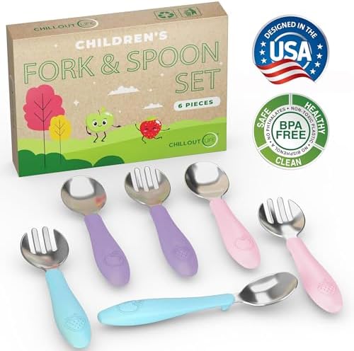 CHILLOUT LIFE Toddler Flatware Set