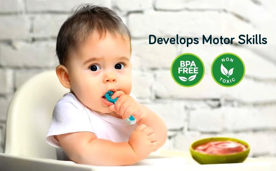 Baby Silicone Spoons 6 Months