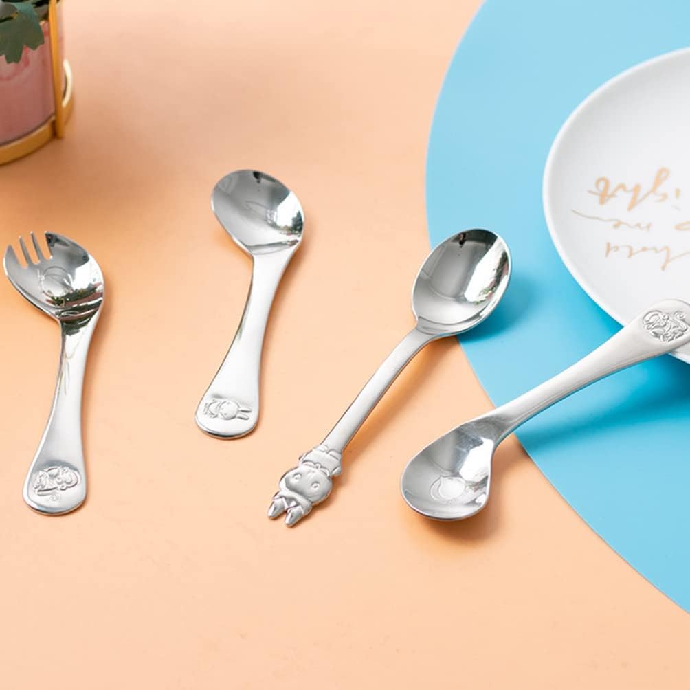 Zerodeko Silicone Baby Spoon for Self Feeding