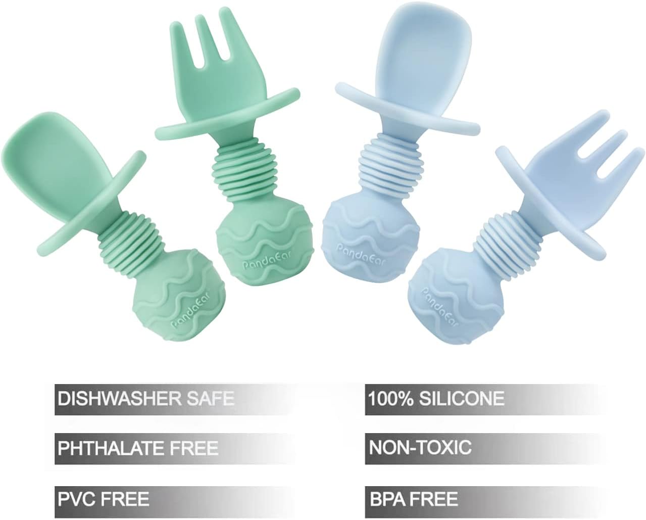 Self-Feeding Baby Spoon Set for 3 Months