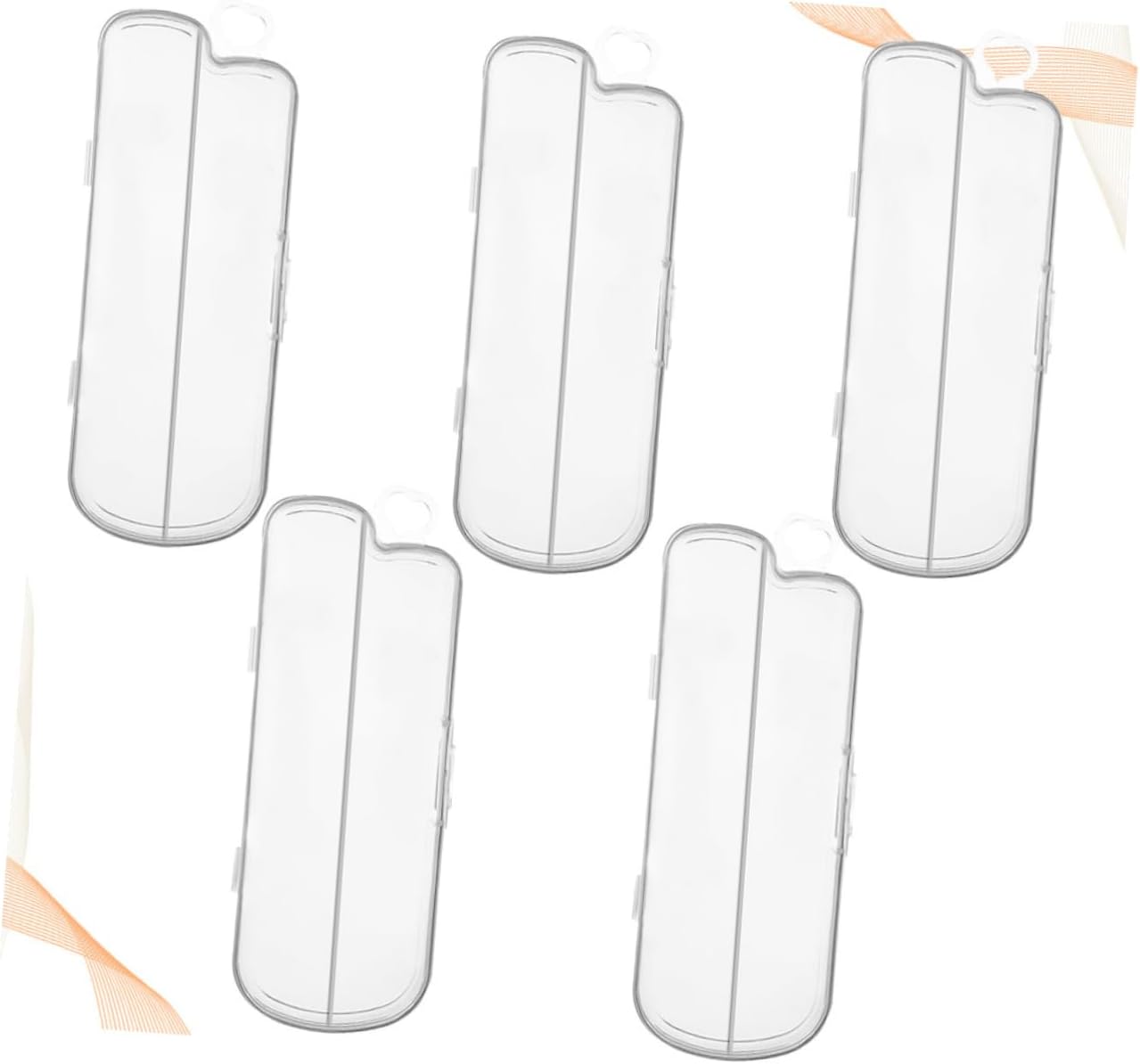 2-Piece Plastic Spoon Case for Kids