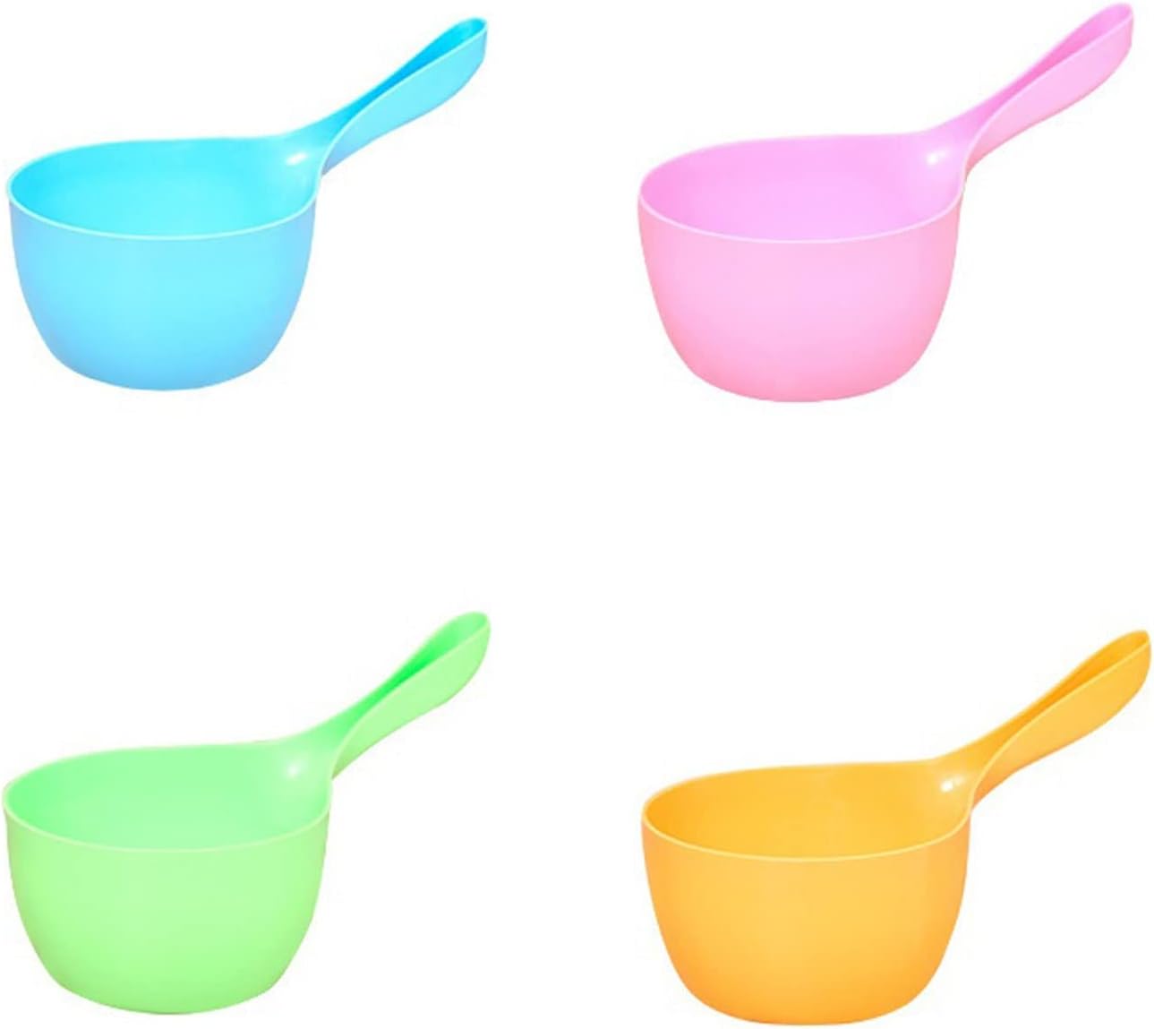 Thickened Plastic Baby Water Scoop Pink