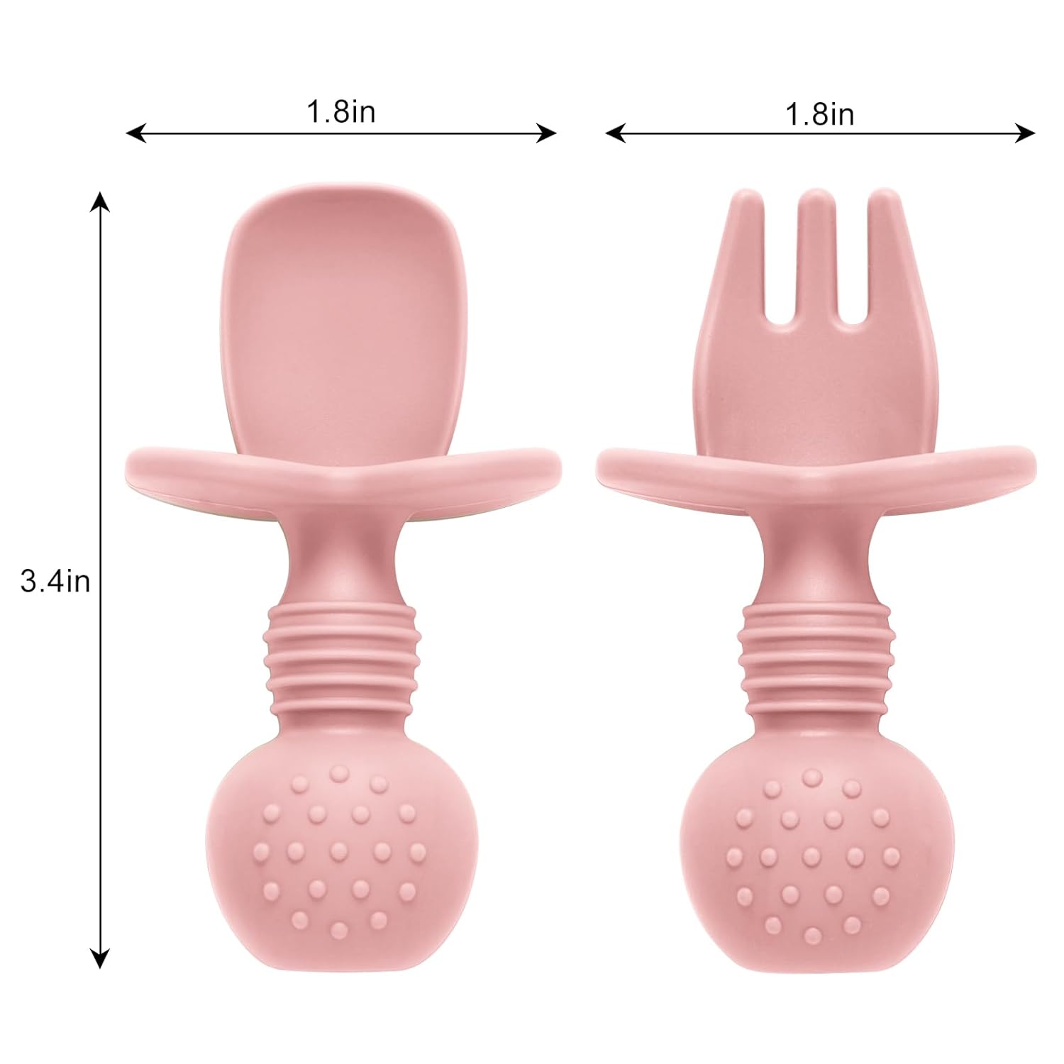6-Piece Silicone Baby Utensils Set