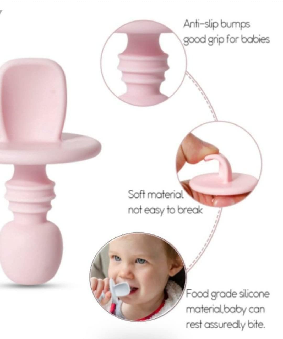 BPA Free Baby Self Feeding Spoon Fork Set 8 Pack