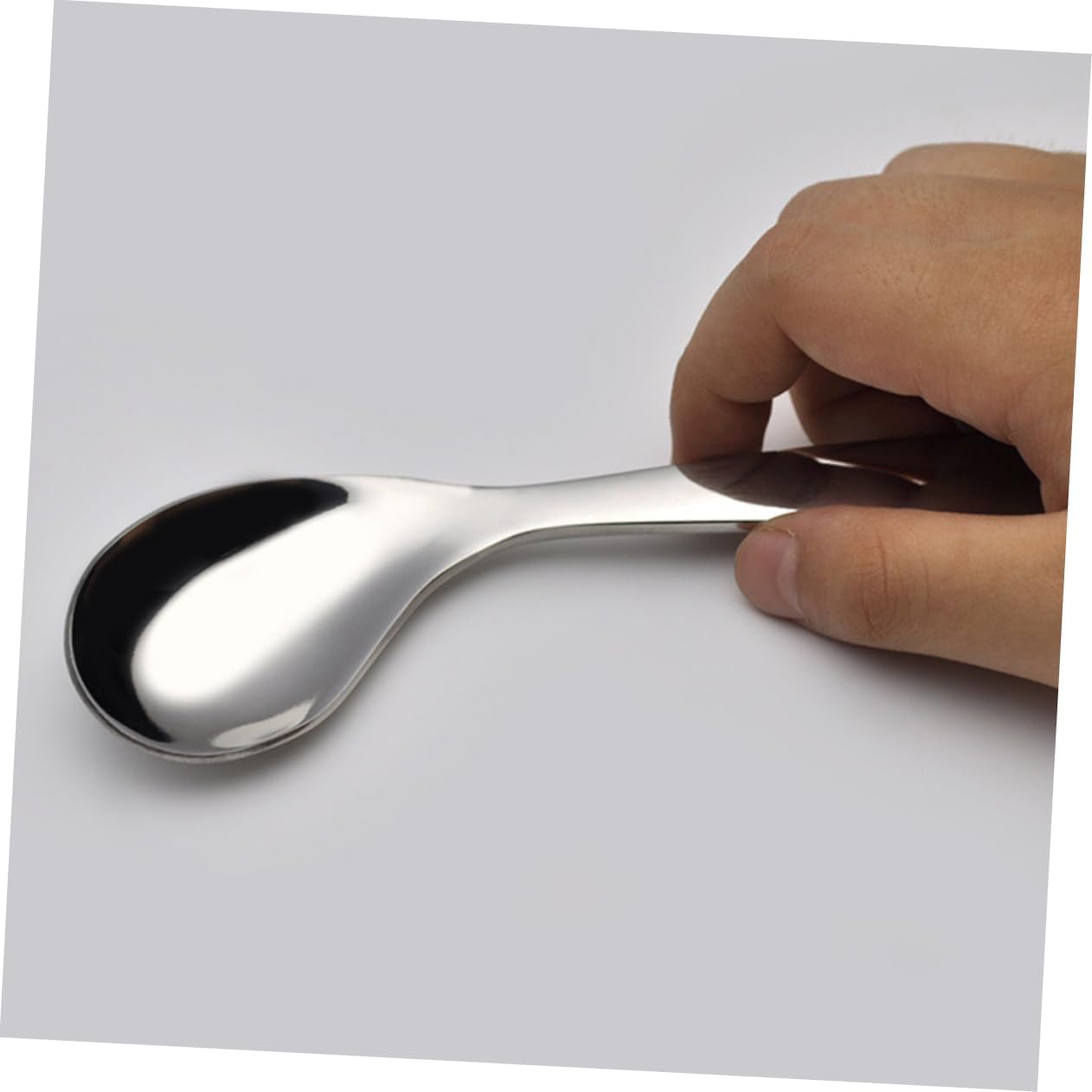 Abaodam 4-Piece Feeding Tableware Learning Spoons for Babies Kids Nursery Schools