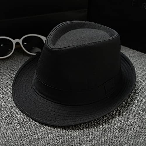 Retro Felt Cowboy Hat for Women Men