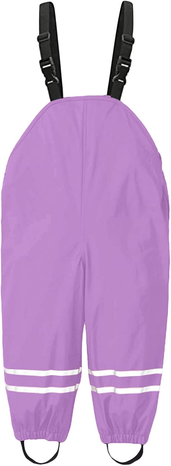 Stylish Waterproof Rain Bib for Boys Girls