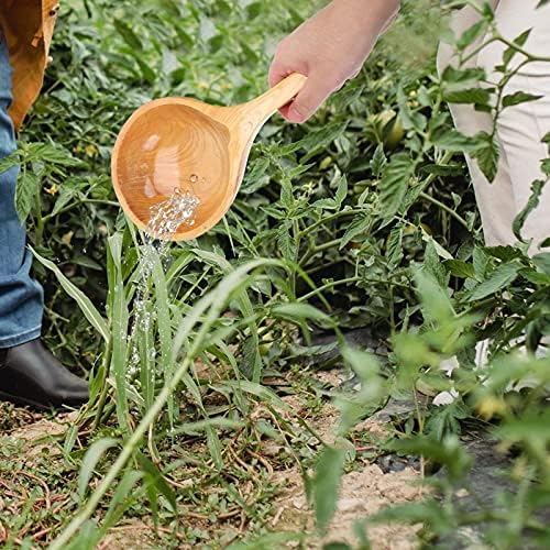 Eco-Friendly Solid Wood Watering Scoop