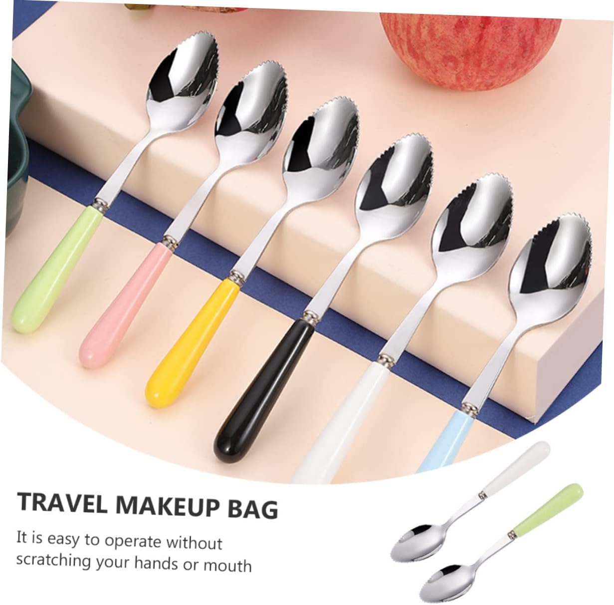 Serrated Baby Spoons for Easy Fruit Removal