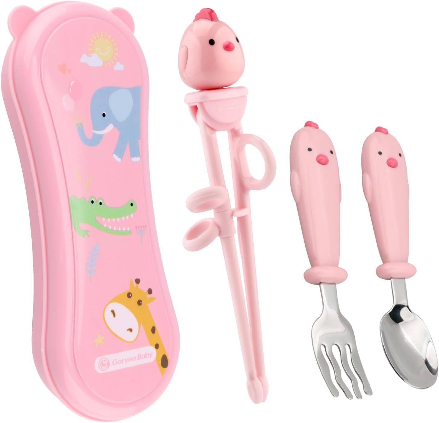 Goryeo Baby Toddler Feed Learn Complete Utensils Set