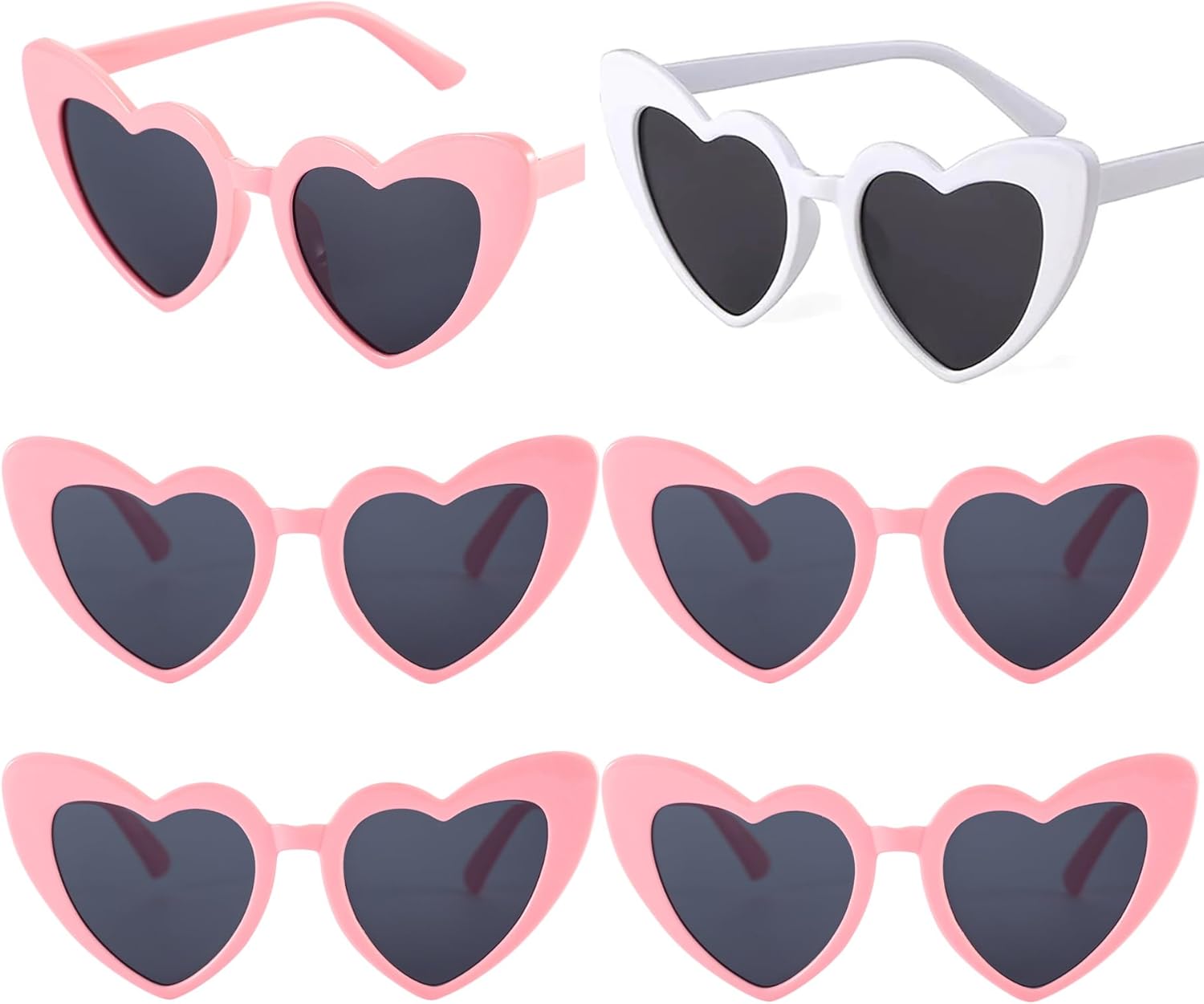 Chic Adjustable Retro Heart Cat-Eye Sunglasses Celebrate Weddings Parties and Special Occasions