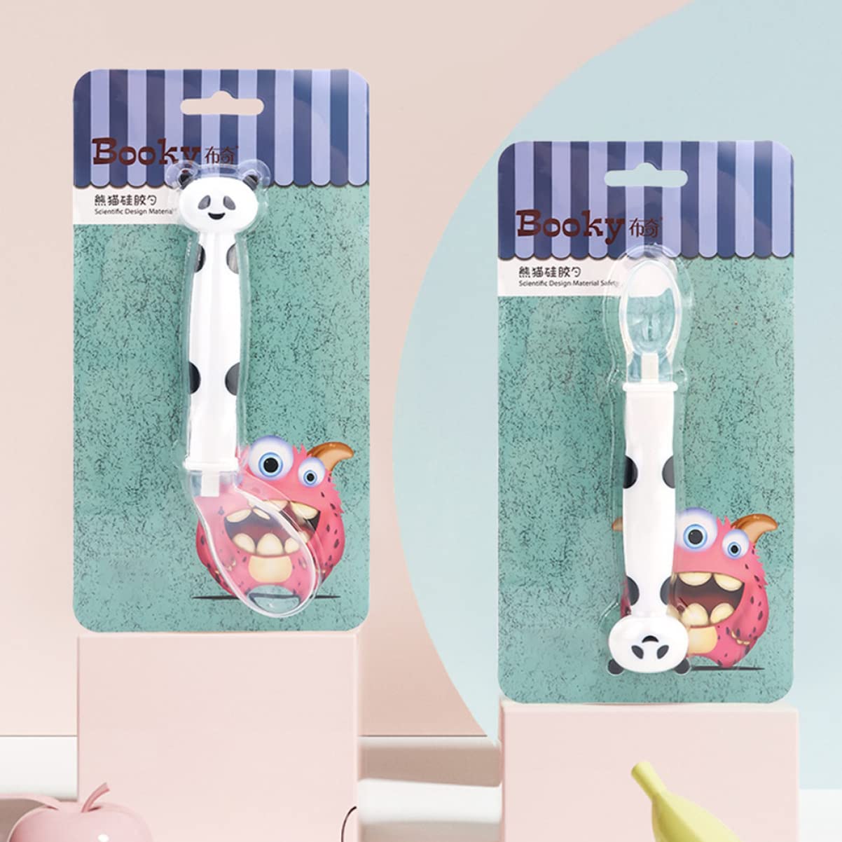 Colorful Silicone Feeding Spoons for Babies