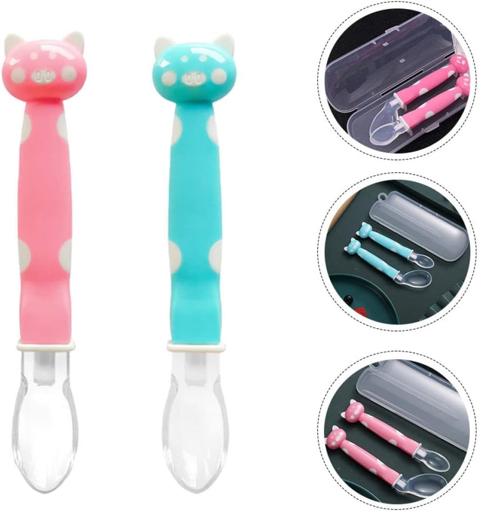 Kisangel 2-Piece Cartoon Kitchen Spoons