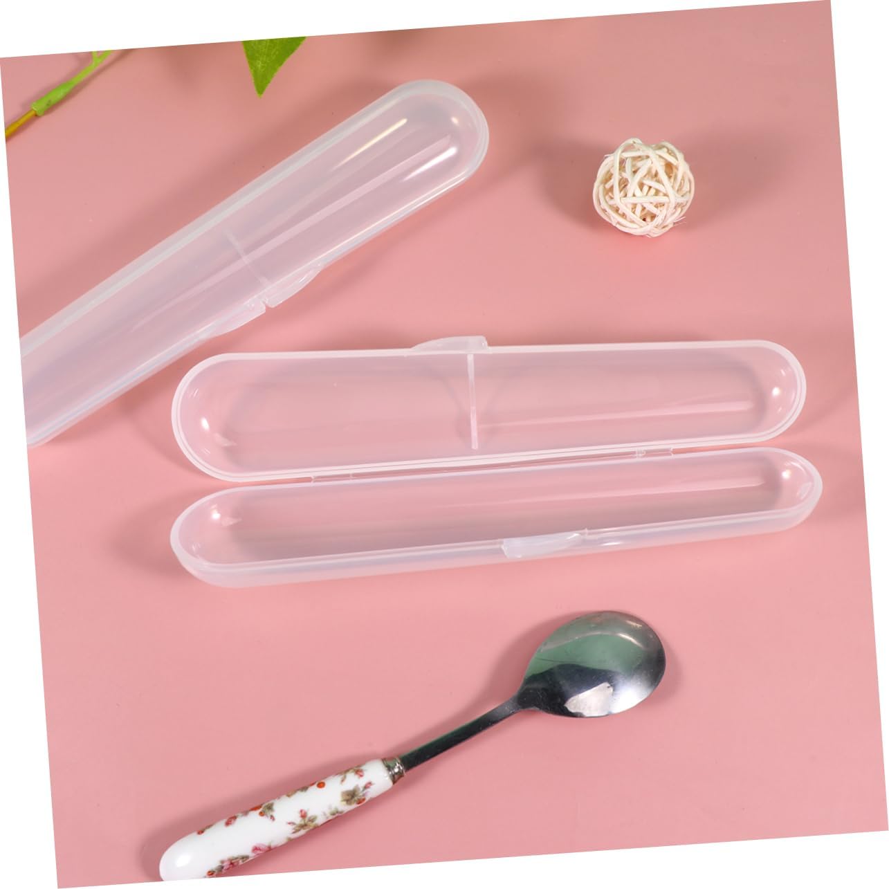 ERINGOGO 5-Piece Transparent Spoon Holder