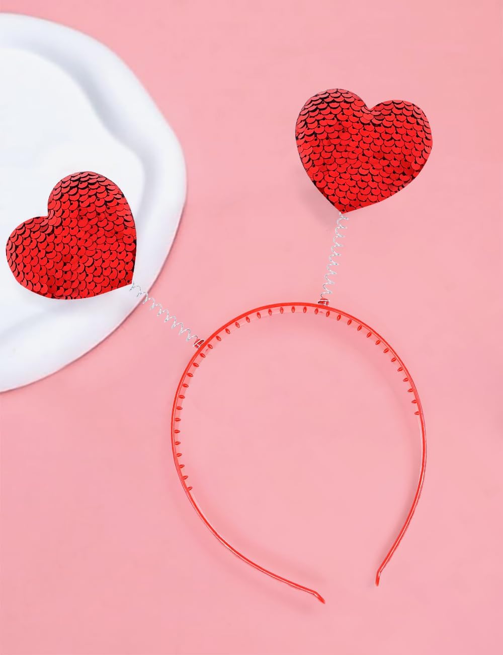 Cute Heart Headbands for Women Halloween Party Accessories