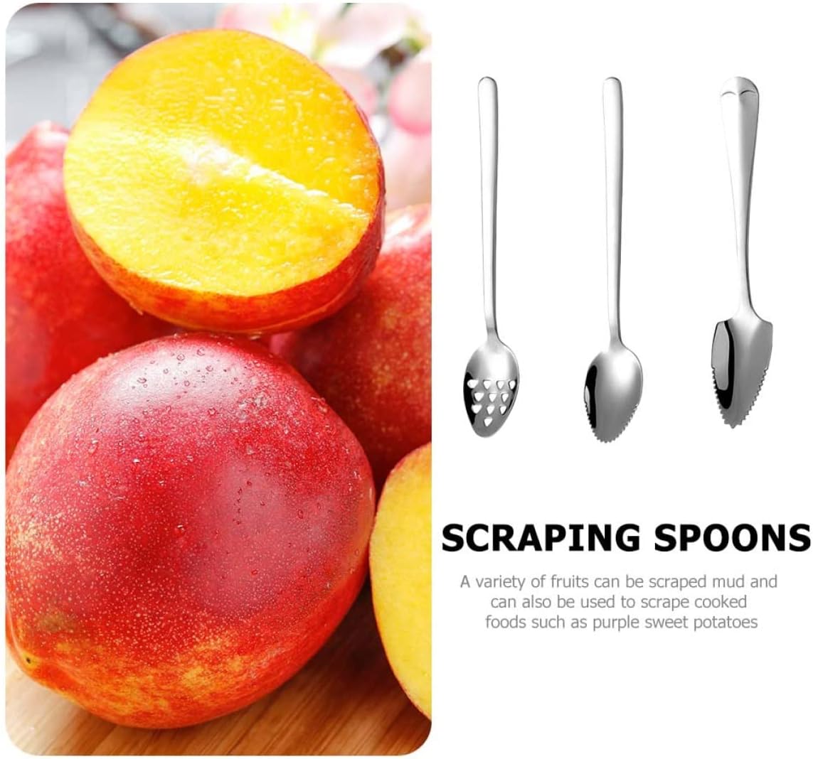 3-Piece Grapefruit Scoop Set for Toddlers