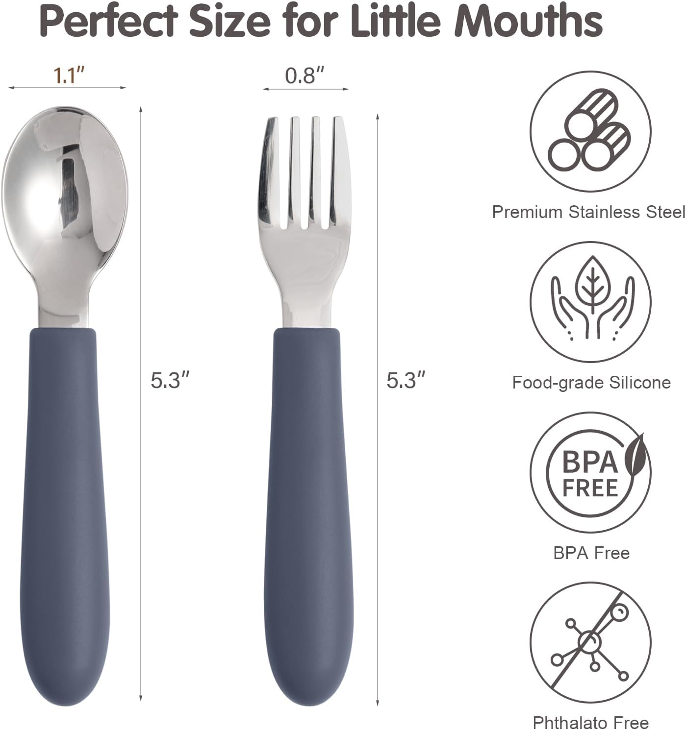 6-Piece Toddler Utensils Set