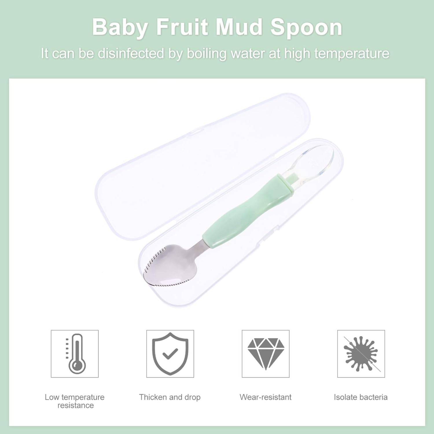 Kisangel Double Head Silicone Baby Feeding Spoons