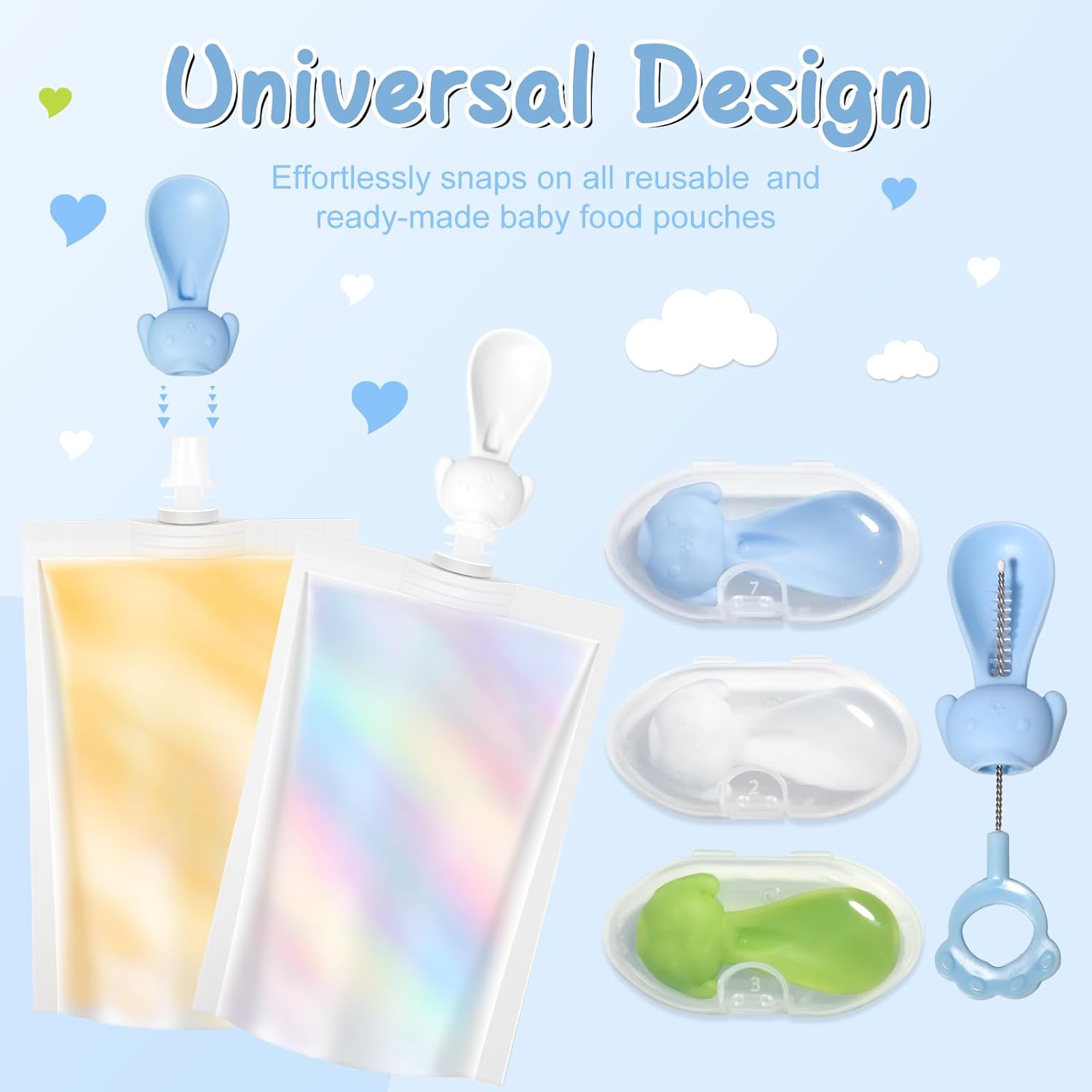 Perfect Baby Silicone Spoons