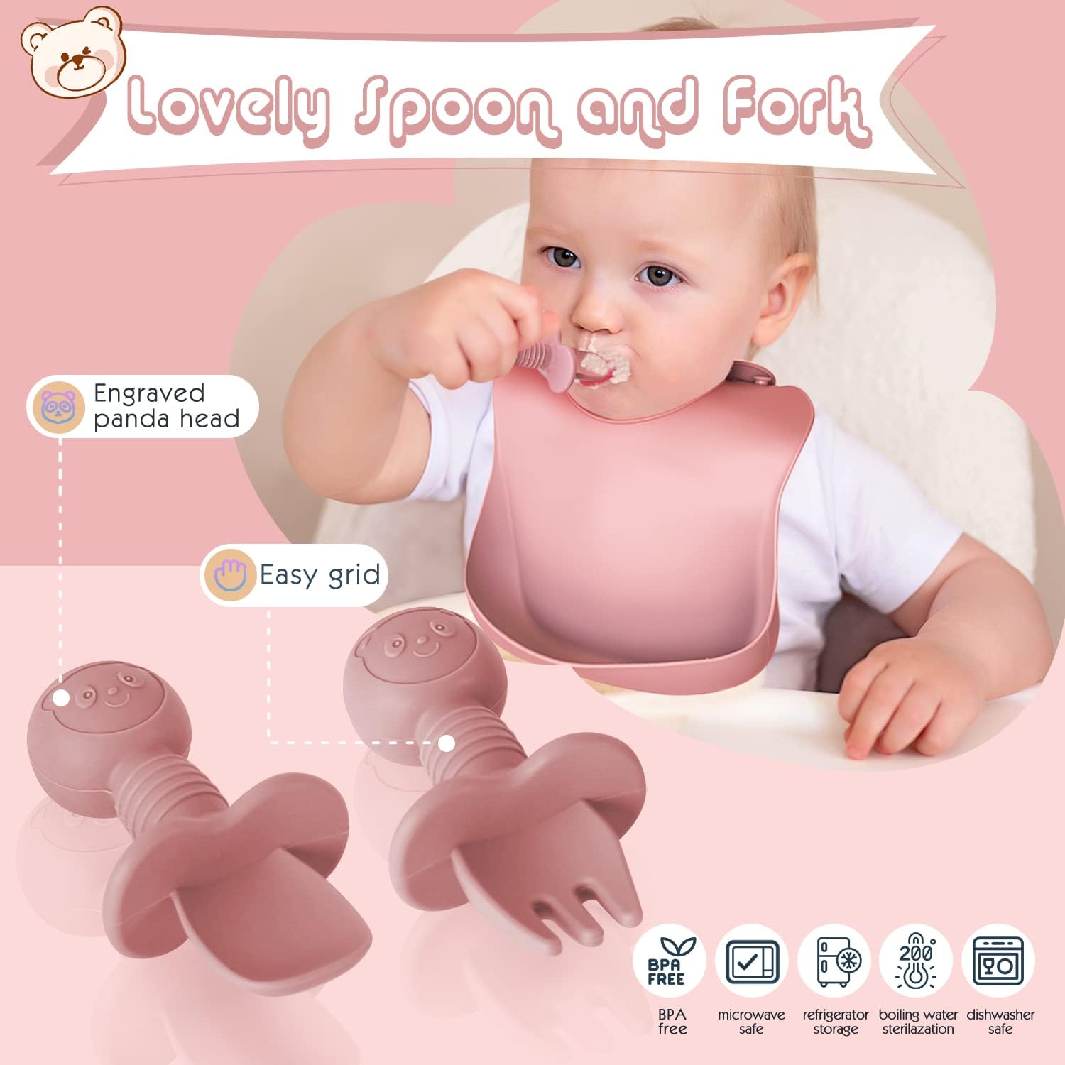 10PCS Baby Feeding Set