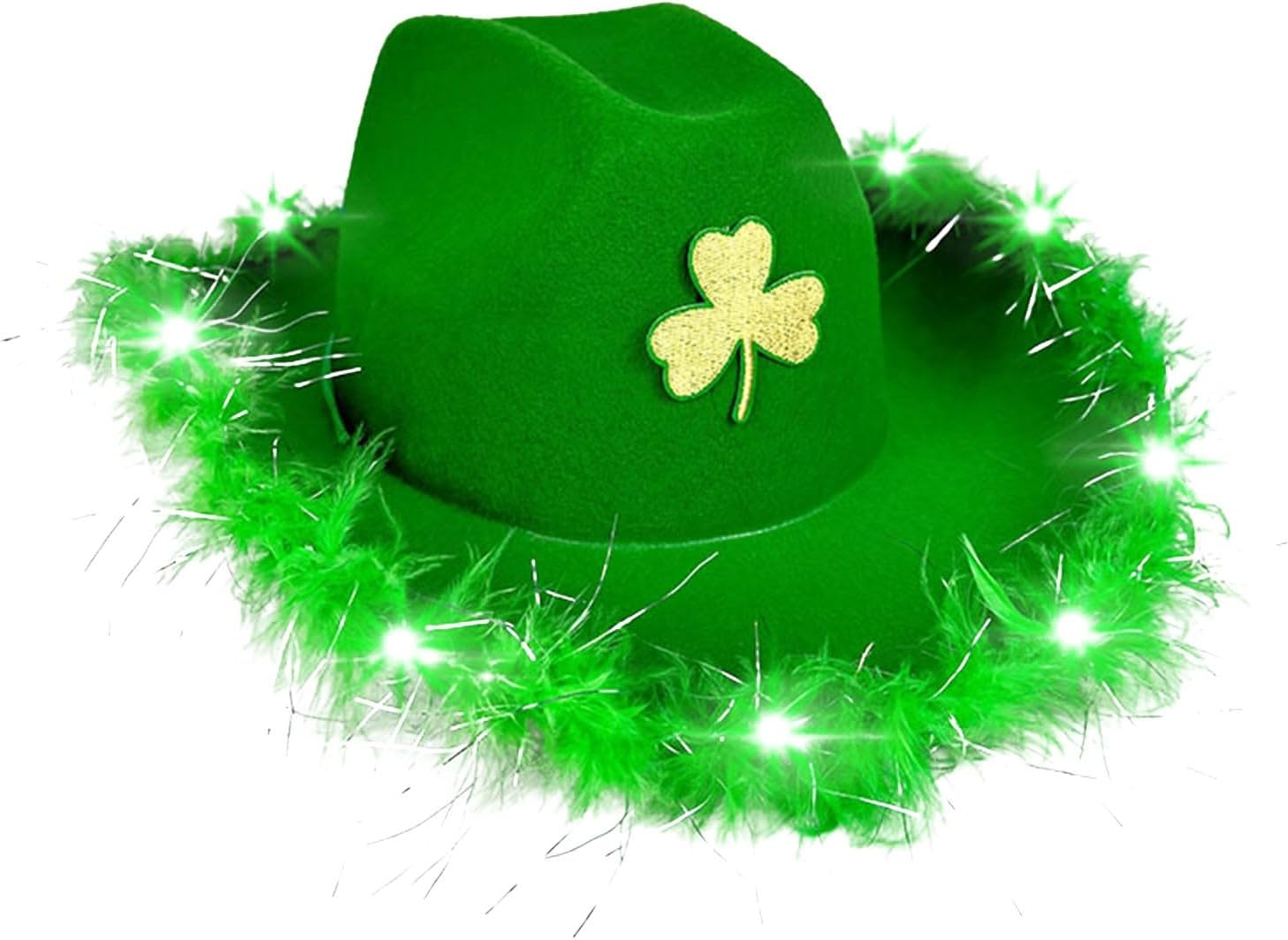 St Patricks Day Top Hat with Gold Buckle