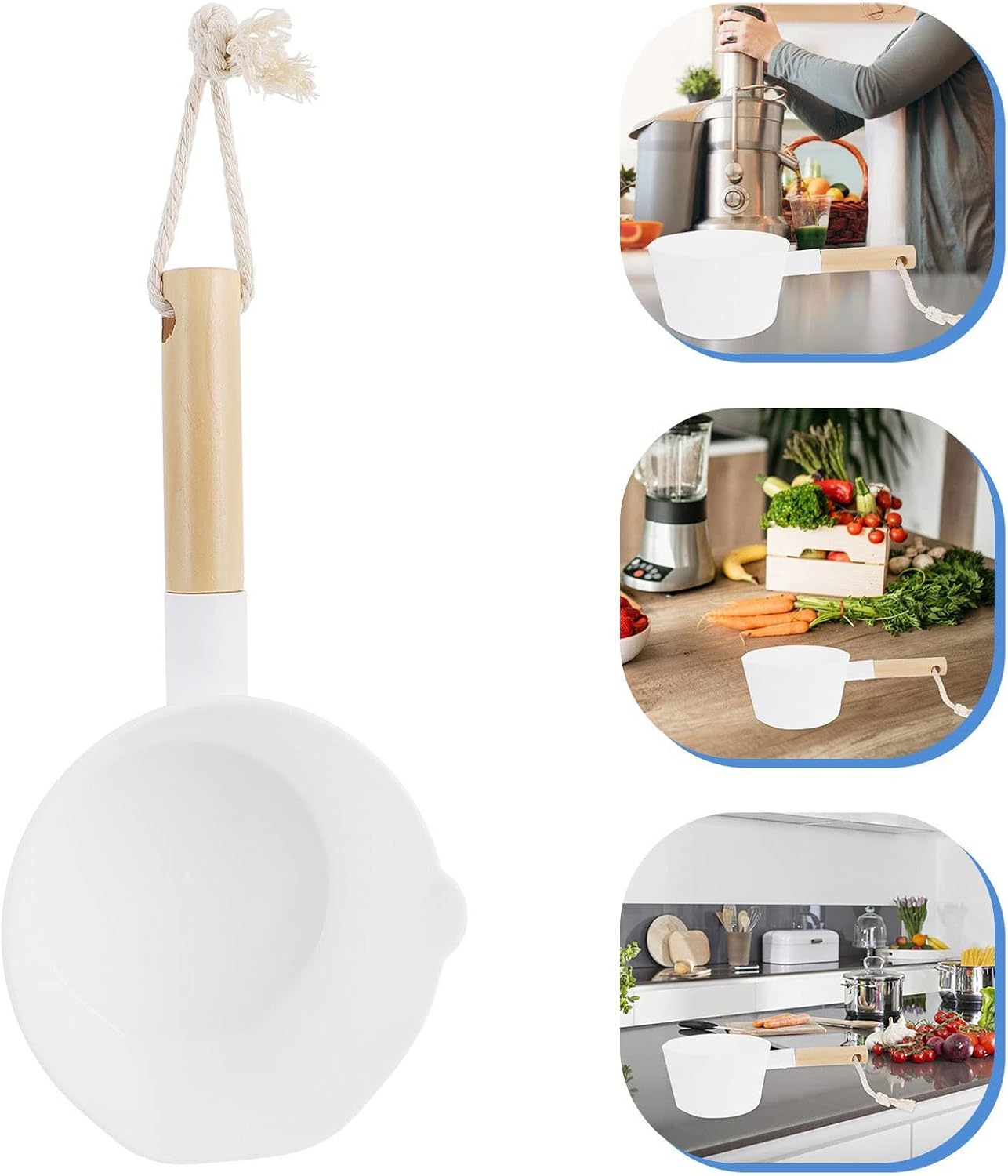 Handle Water Scoop for Long Dipping Cup Washing