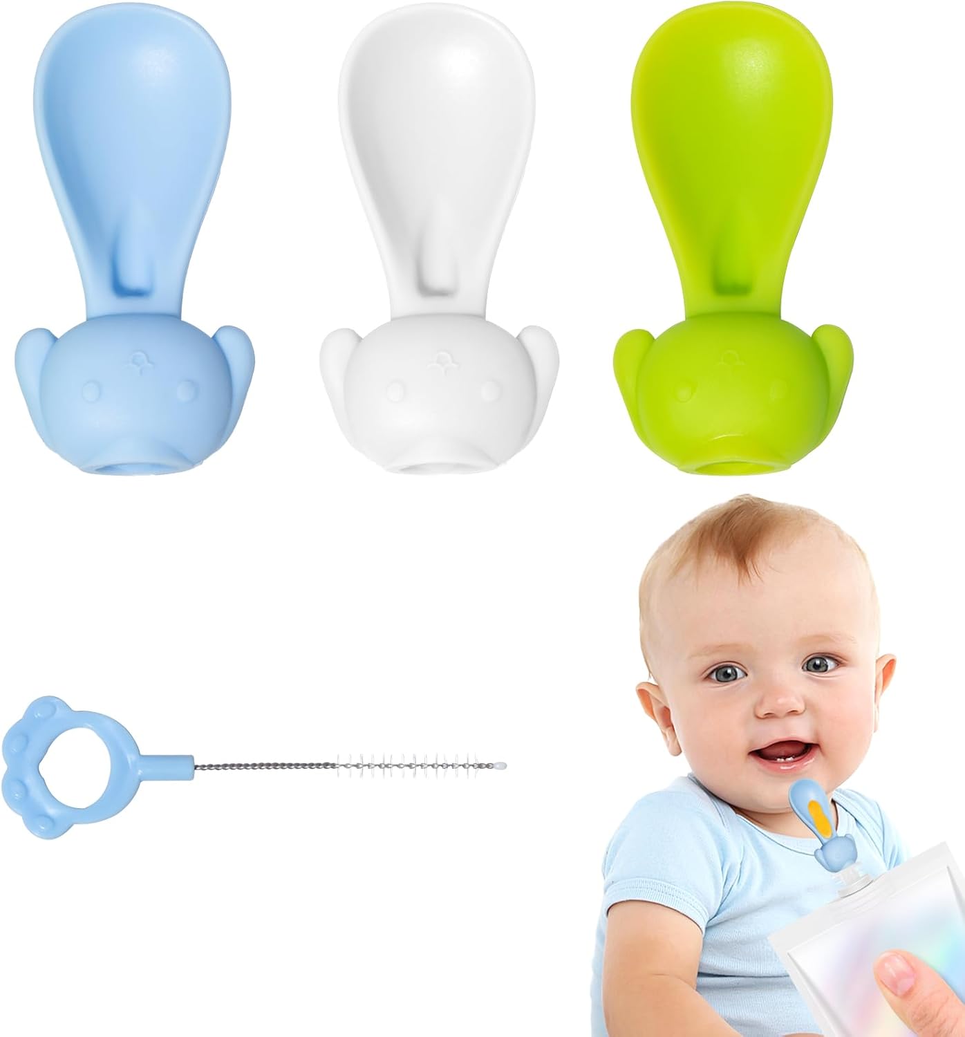 Silicone Baby Spoons for Durable and Easy-Clean Feeding
