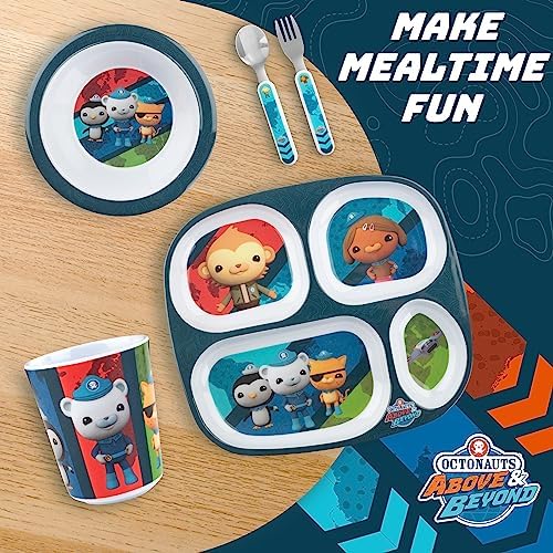 Octonauts Kids Explorer Mealtime Flatware Set