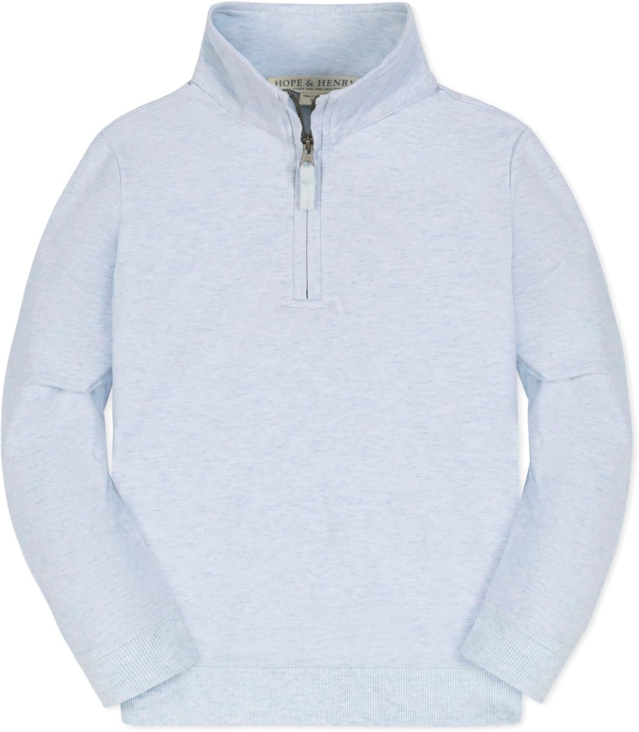 Hope Henry Boys Long Sleeve Half Zip Pullover Sweater