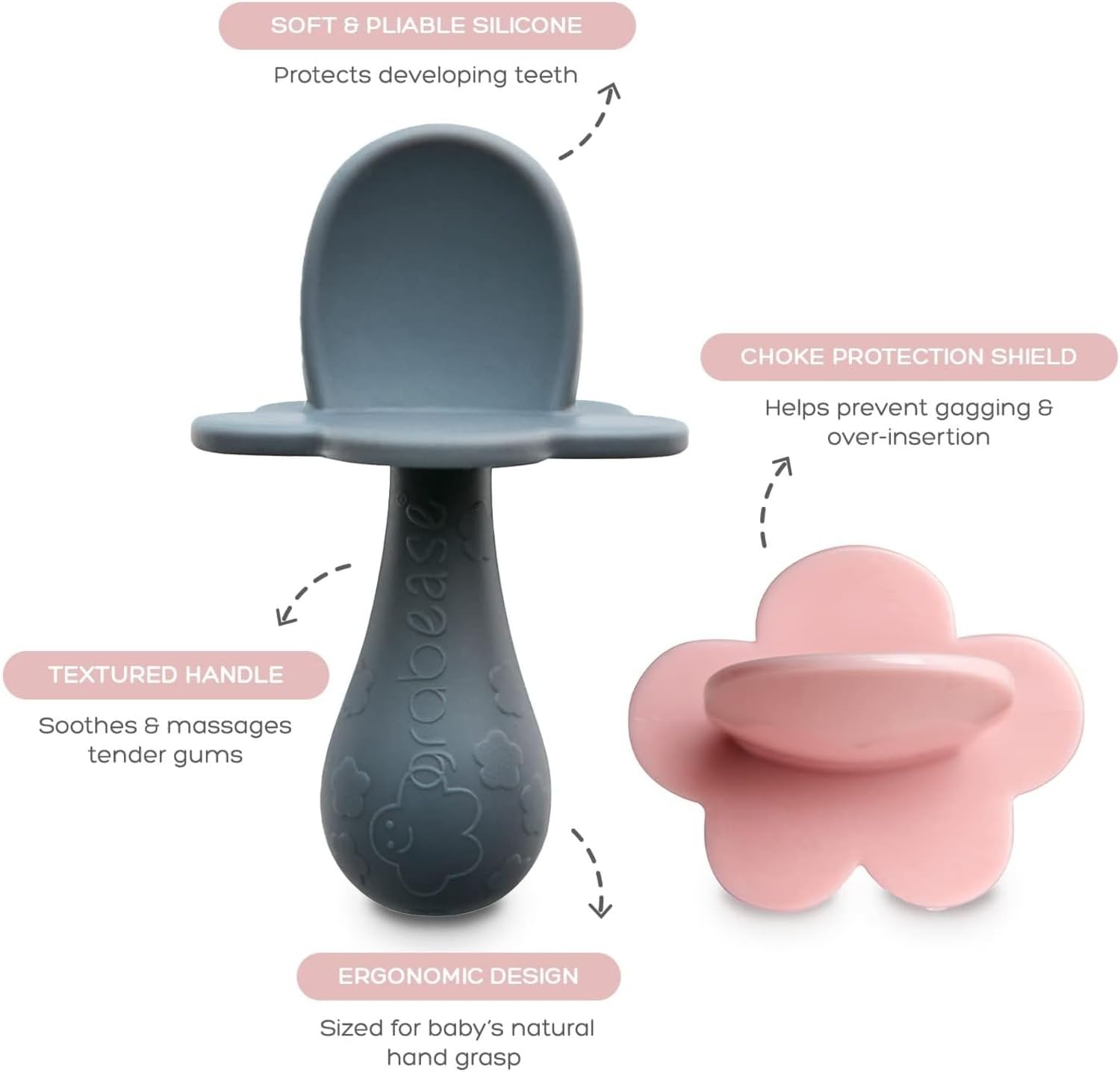 Grabease Baby silicone spoon set