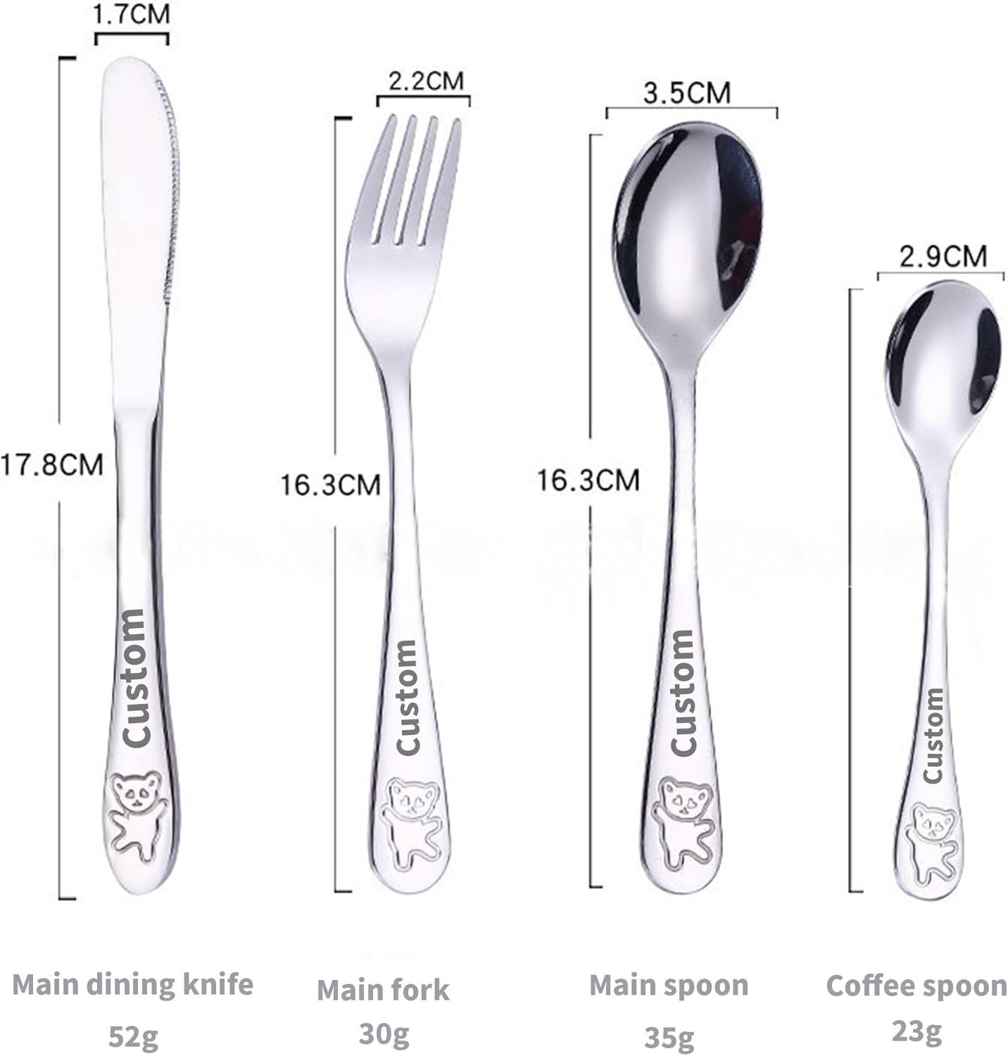 4-Piece Toddler Utensils Set