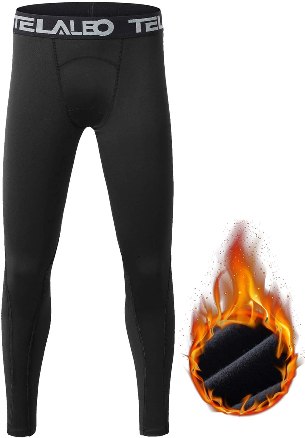 TELALEO Boys Girls Compression Stretch Thermal