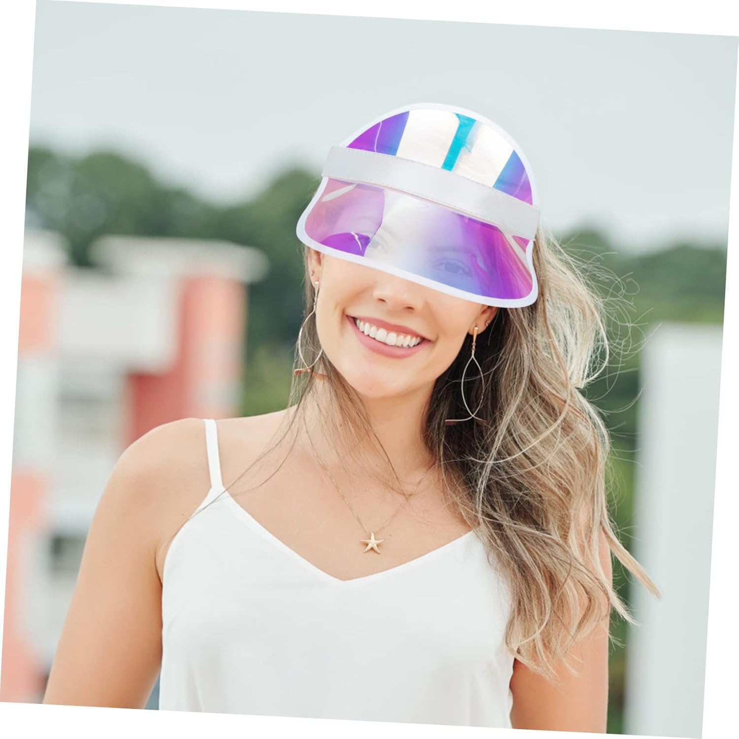 Valiclud Dual Purpose Straw Visor Hat for Women