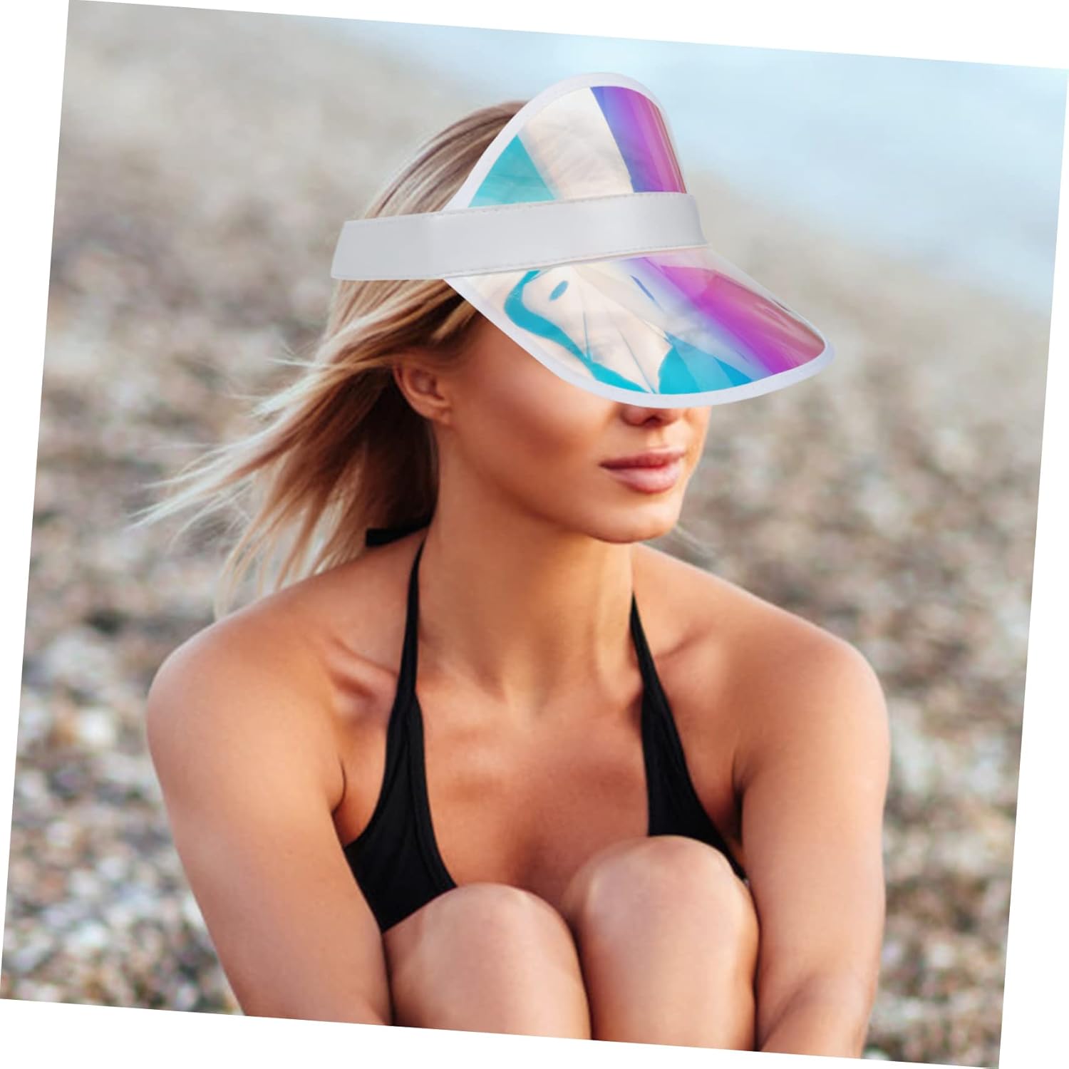 Valiclud Dual Purpose Straw Visor Hat for Women