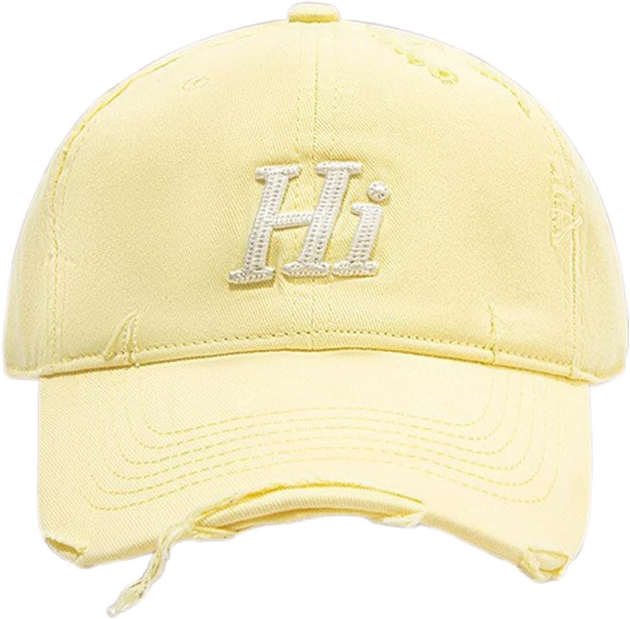 Adjustable embroidery sun hat
