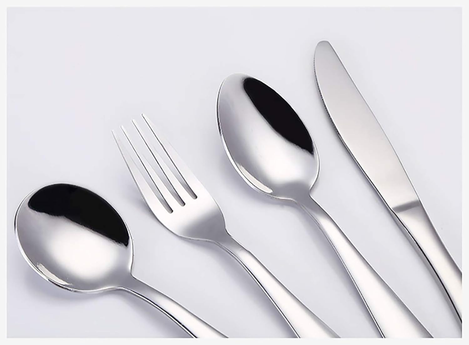 4-Piece Stainless Steel Flatware Set for Kids