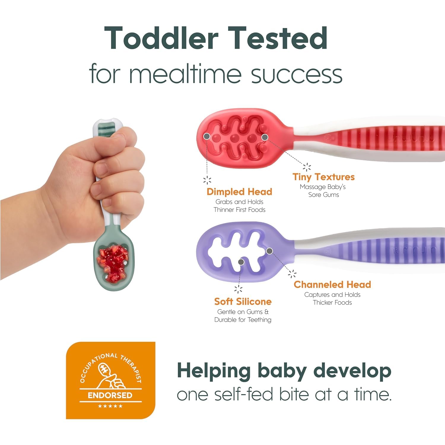 Ultimate Baby Spoon Set for Self-Feeding