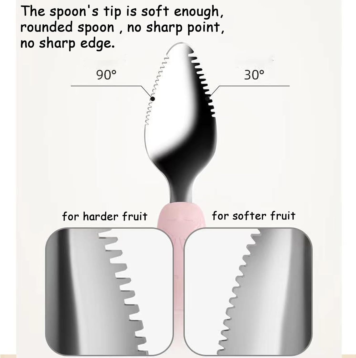 Double-Ended Silicone Baby Food Spoon