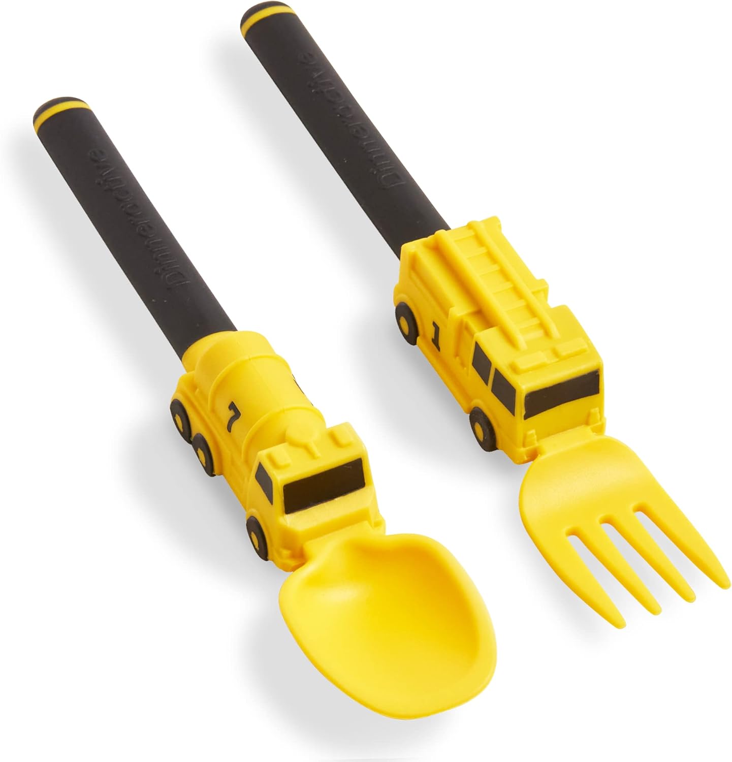 Dinneractive yellow Firefighter Themed Utensil Set for Kids