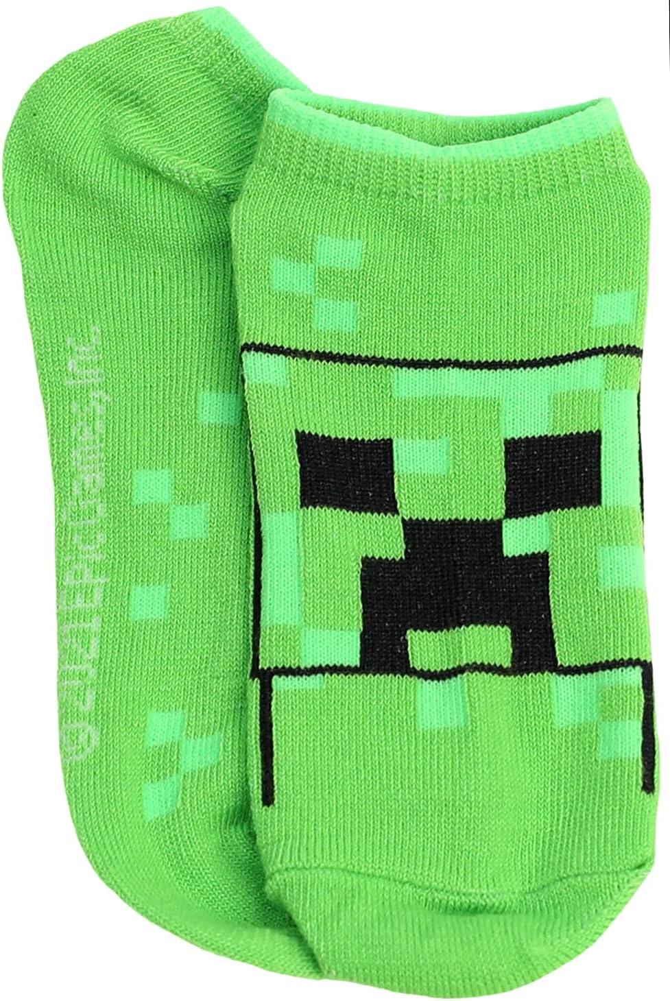 Minecraft Boys 5-Pack Socks Small Medium