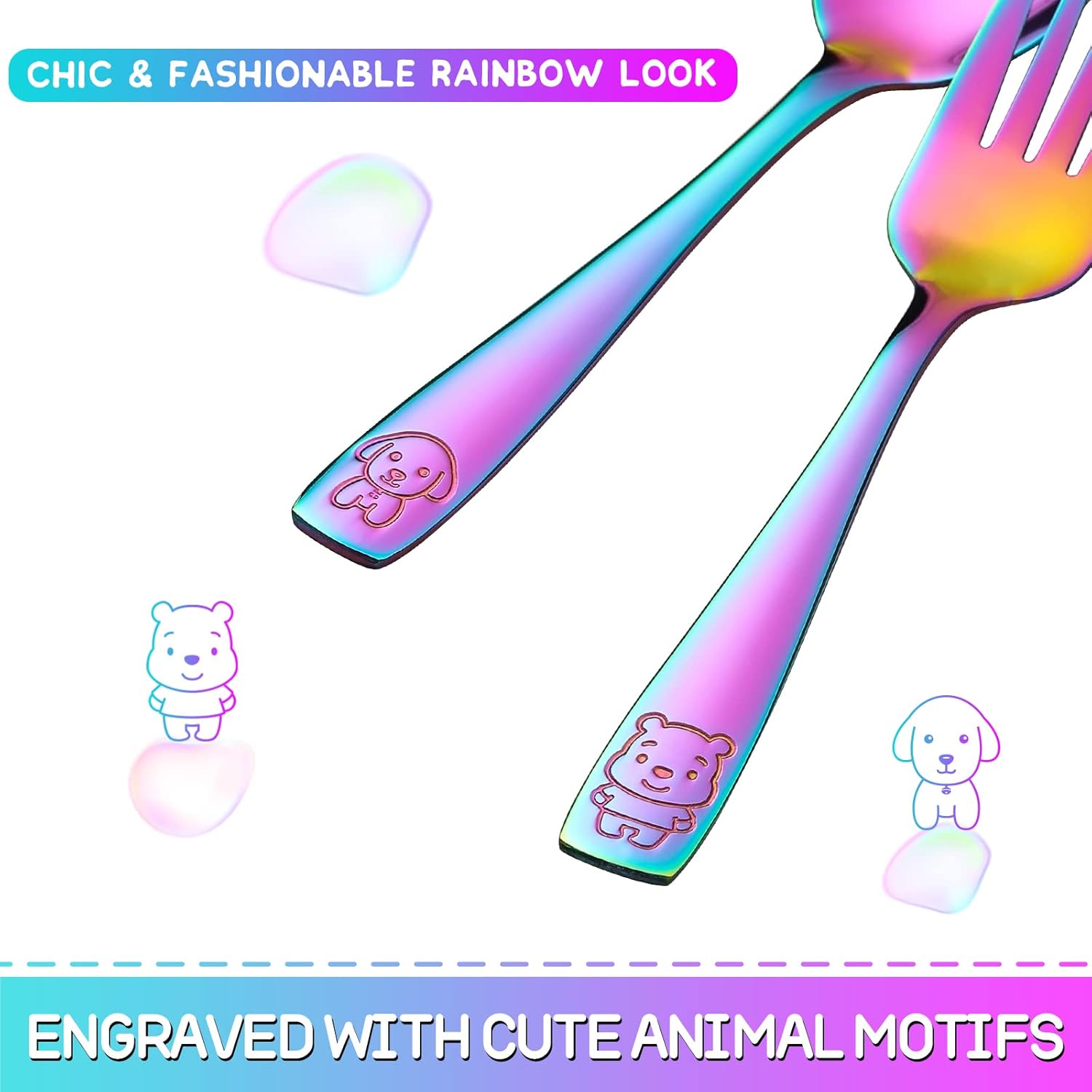 Perfect Self-Feeding Kids Cutlery Set