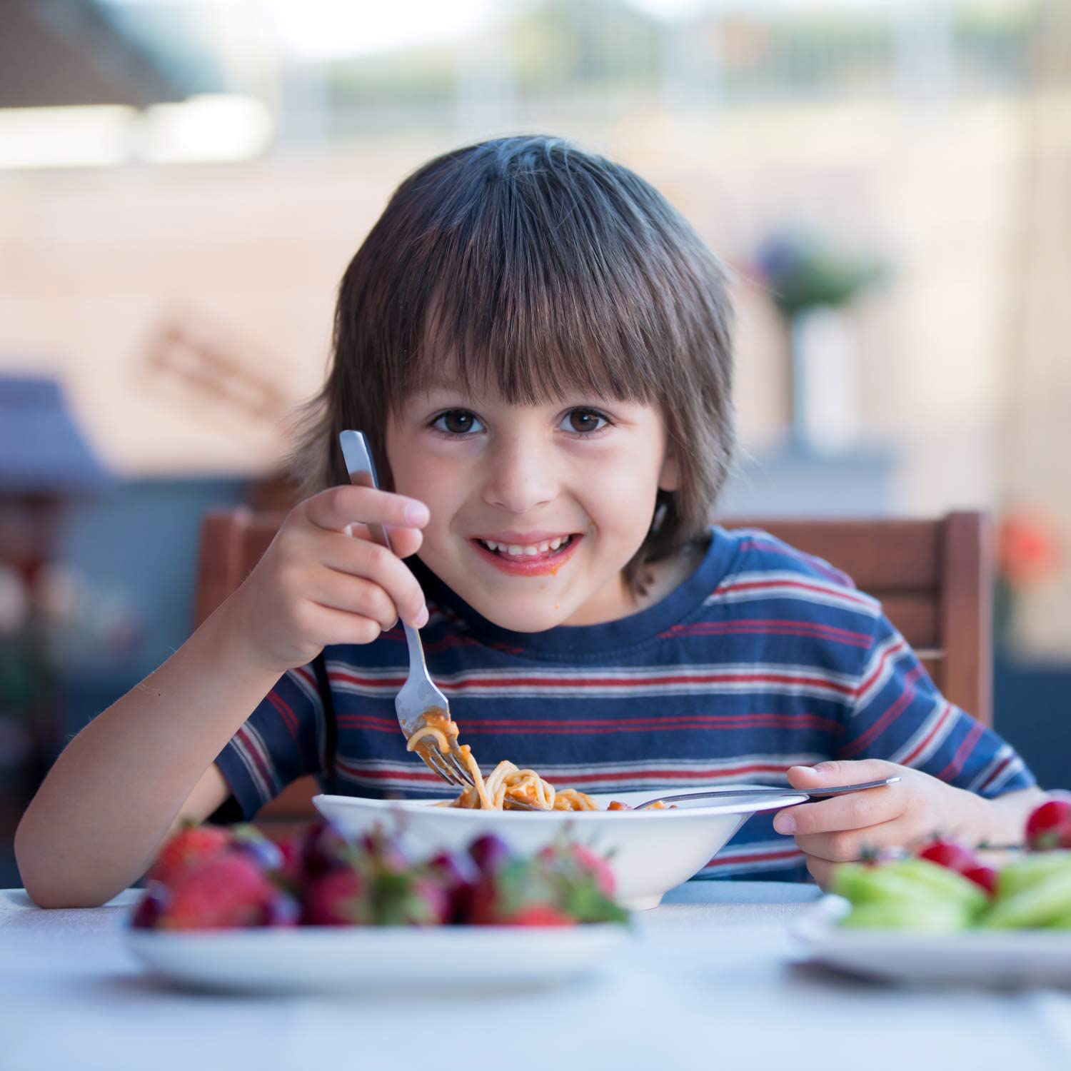 Team stainless steel kids cutlery set