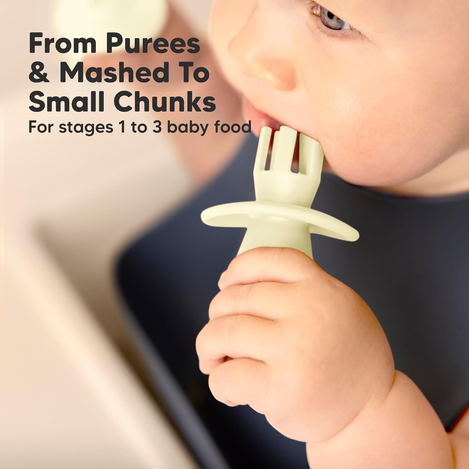 KeaBabies Self-Feeding Silicone Baby Set